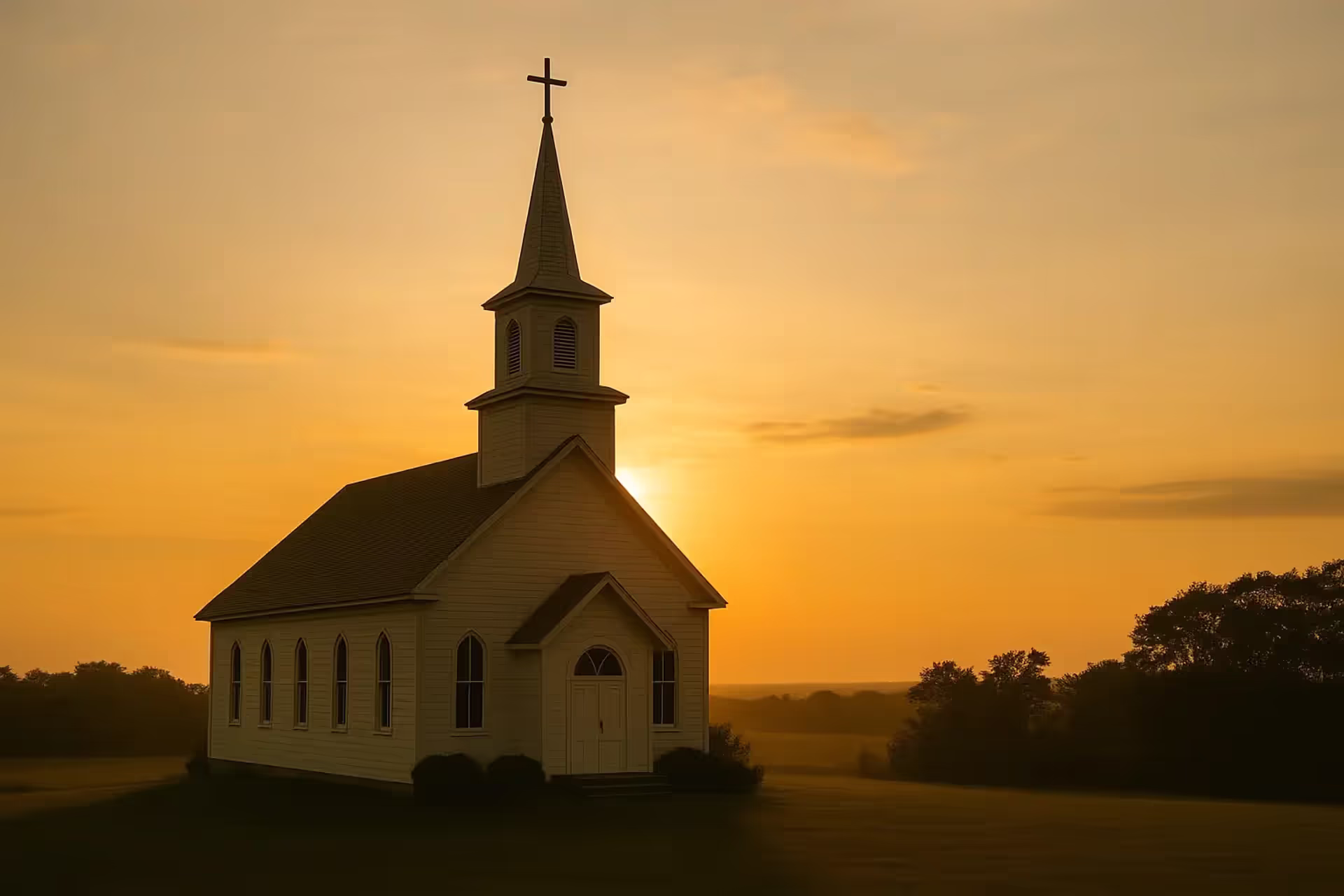 peaceful church building symbolizing the search for a healthy church-min