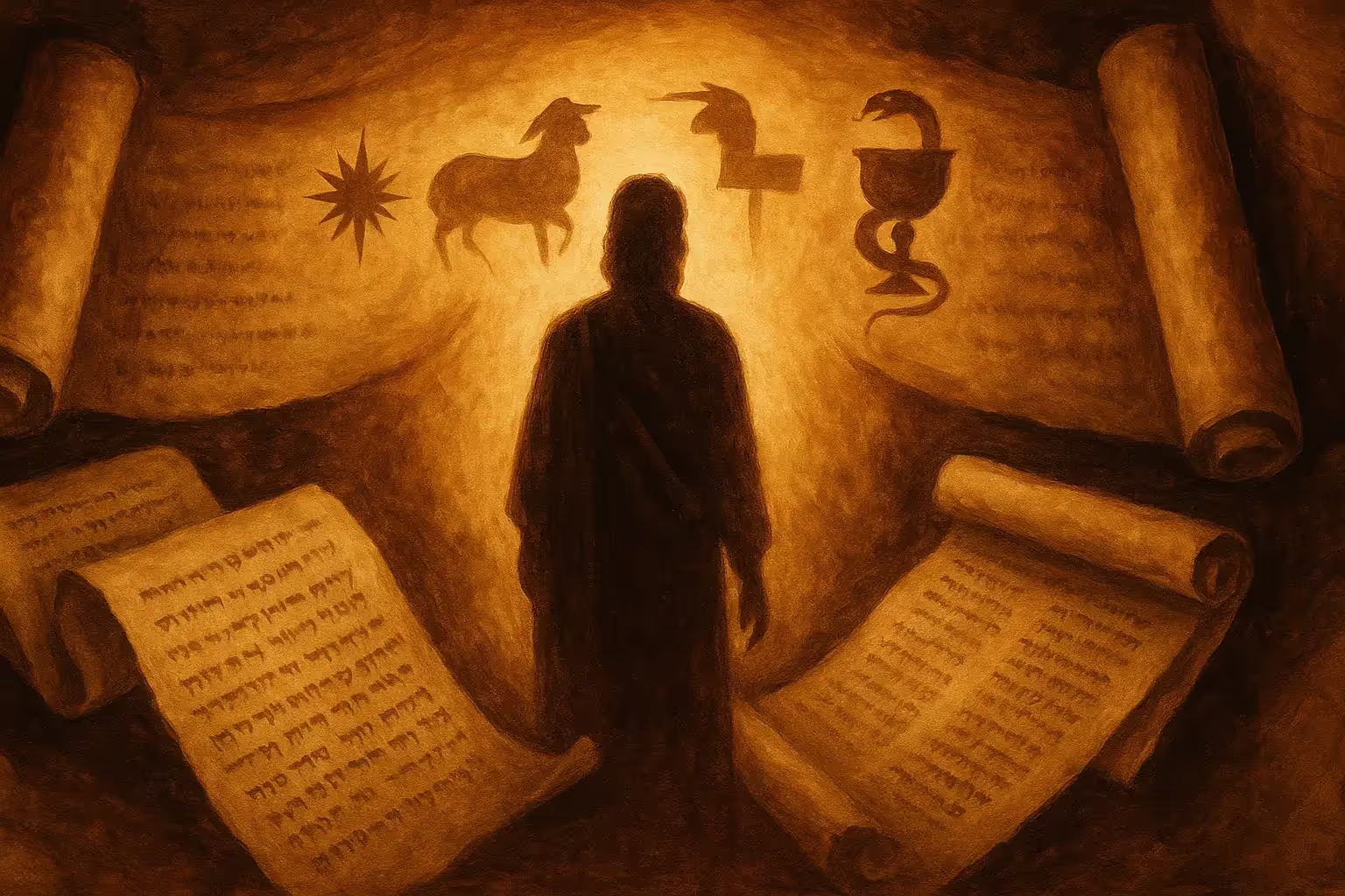 Visual representation of the Old Testament pointing toward Christ